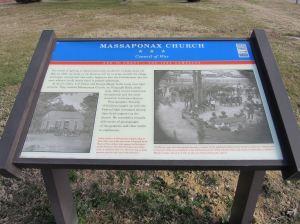 Massaponax Church Historic Marker