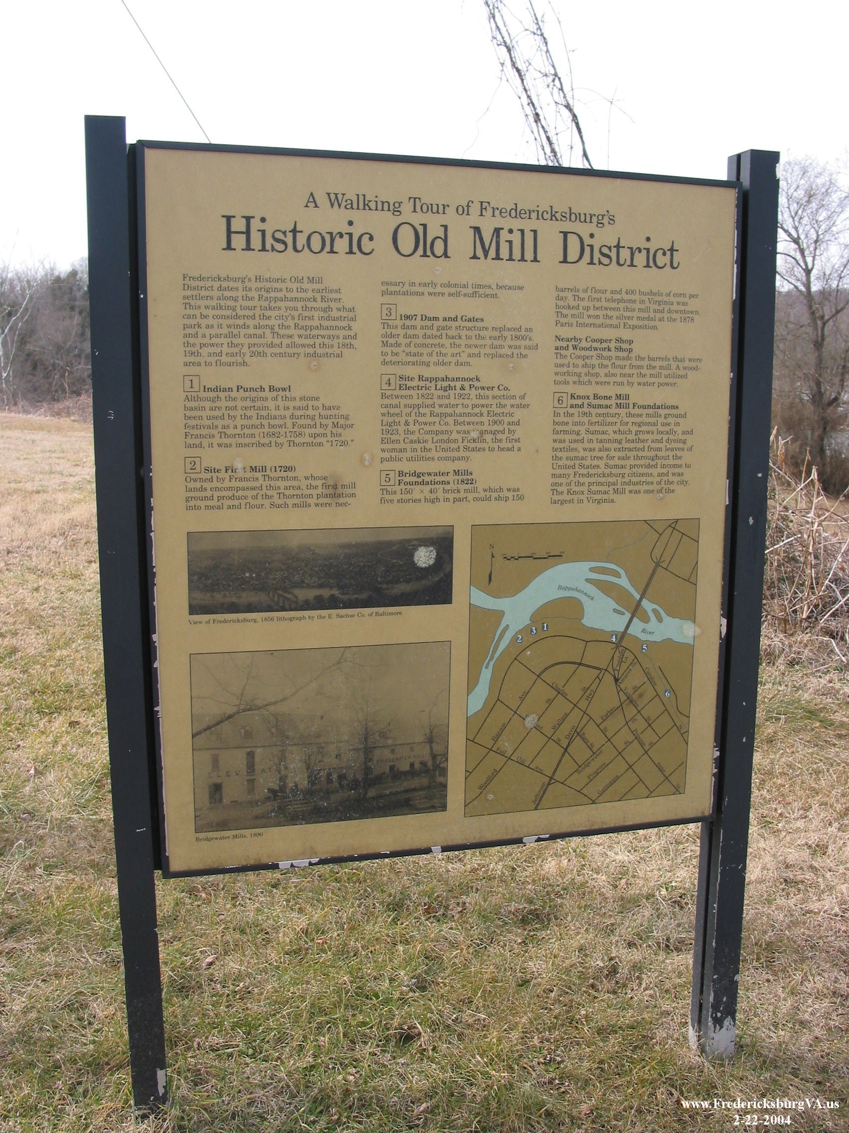 Historic Old Mill District, Fredericksburg, Virginia